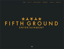 Tablet Screenshot of fifthground.com